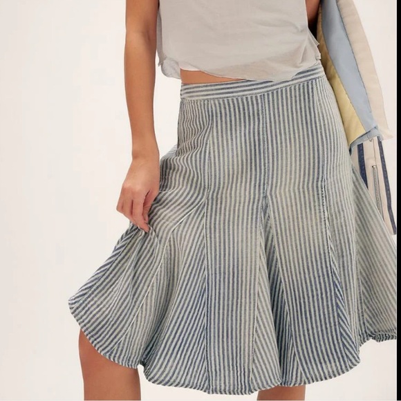 Free People Candace Midi Skirt NWT - Picture 3 of 13